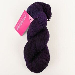 SweetGeorgia Tough Love Sock Yarn Merino Wool Nylon Blend Ultraviolet
